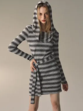 2Wey Knit Border Mode Slim Wan Piece   Knit Scarf