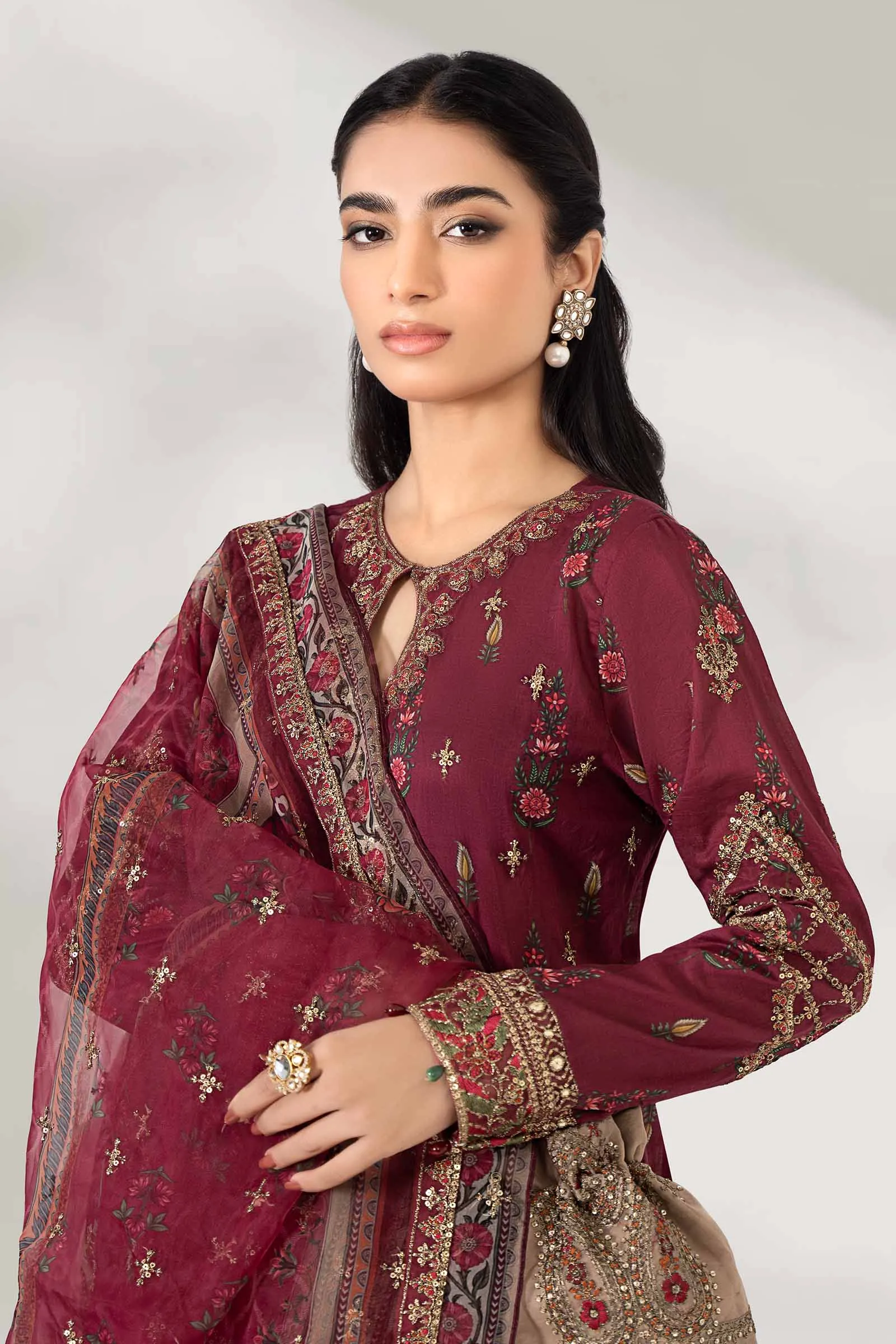 3 Piece Printed Lawn Suit | DW-PF24-03