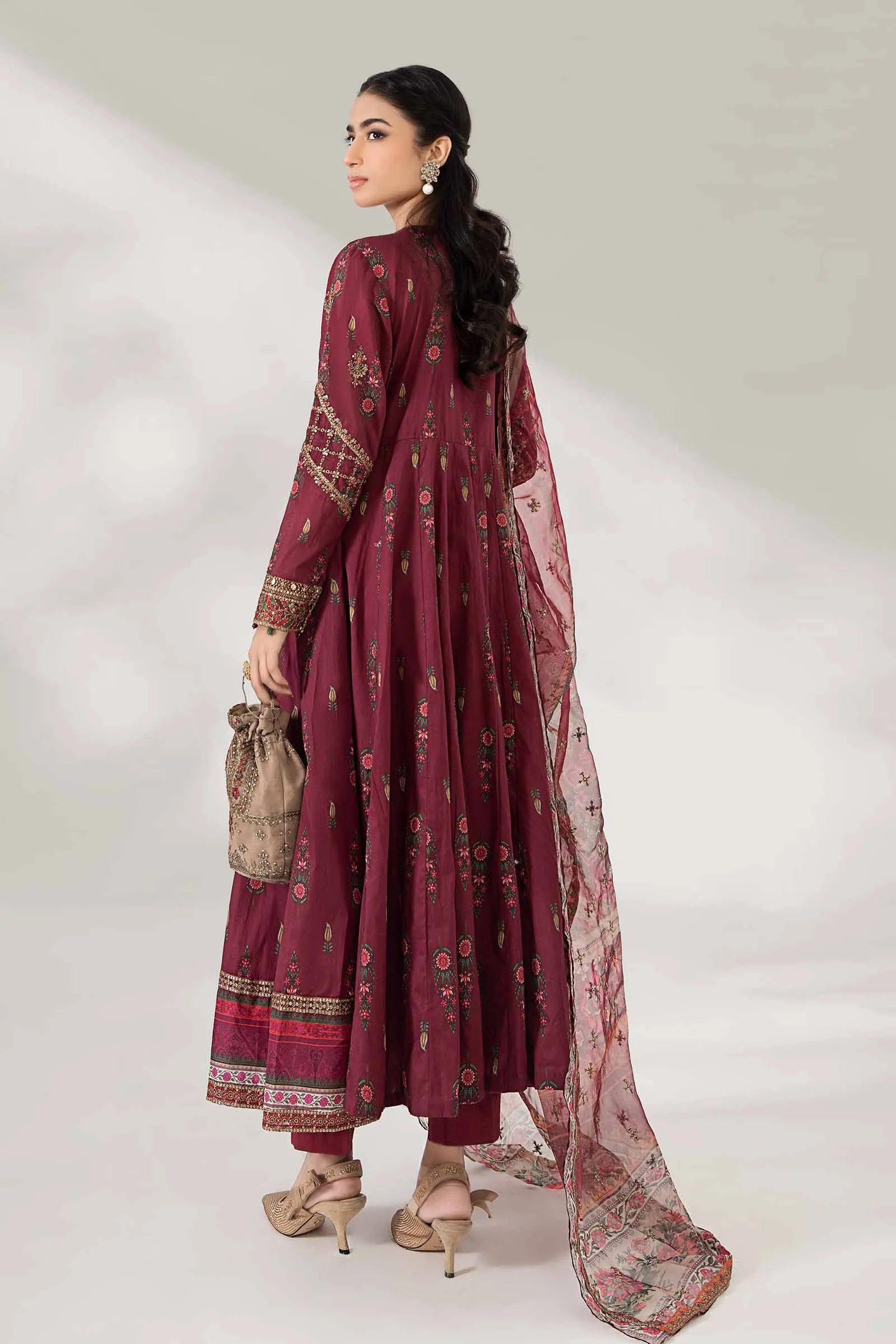 3 Piece Printed Lawn Suit | DW-PF24-03