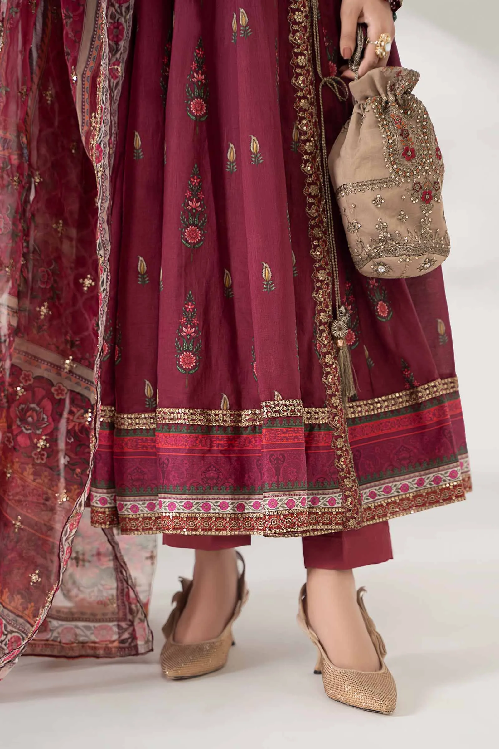 3 Piece Printed Lawn Suit | DW-PF24-03