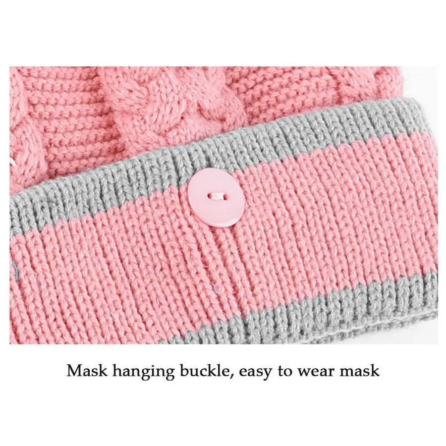 3PCS Women Winter Scarf Set