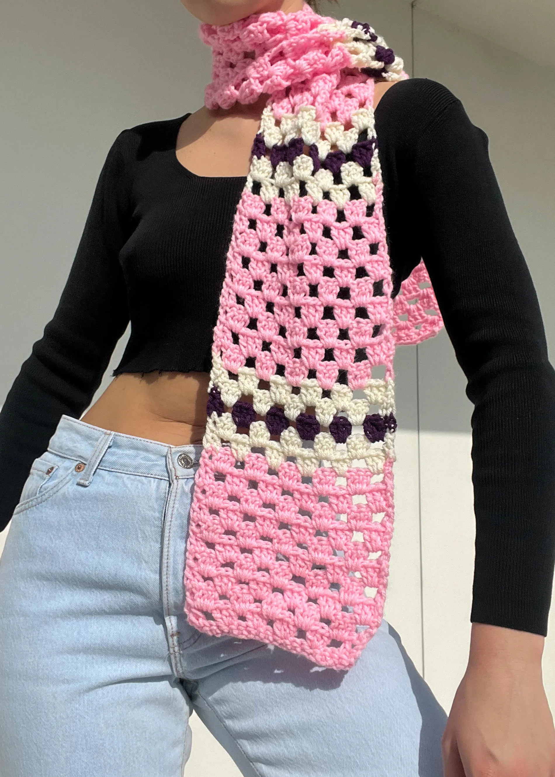 90's Candy Knit Scarf