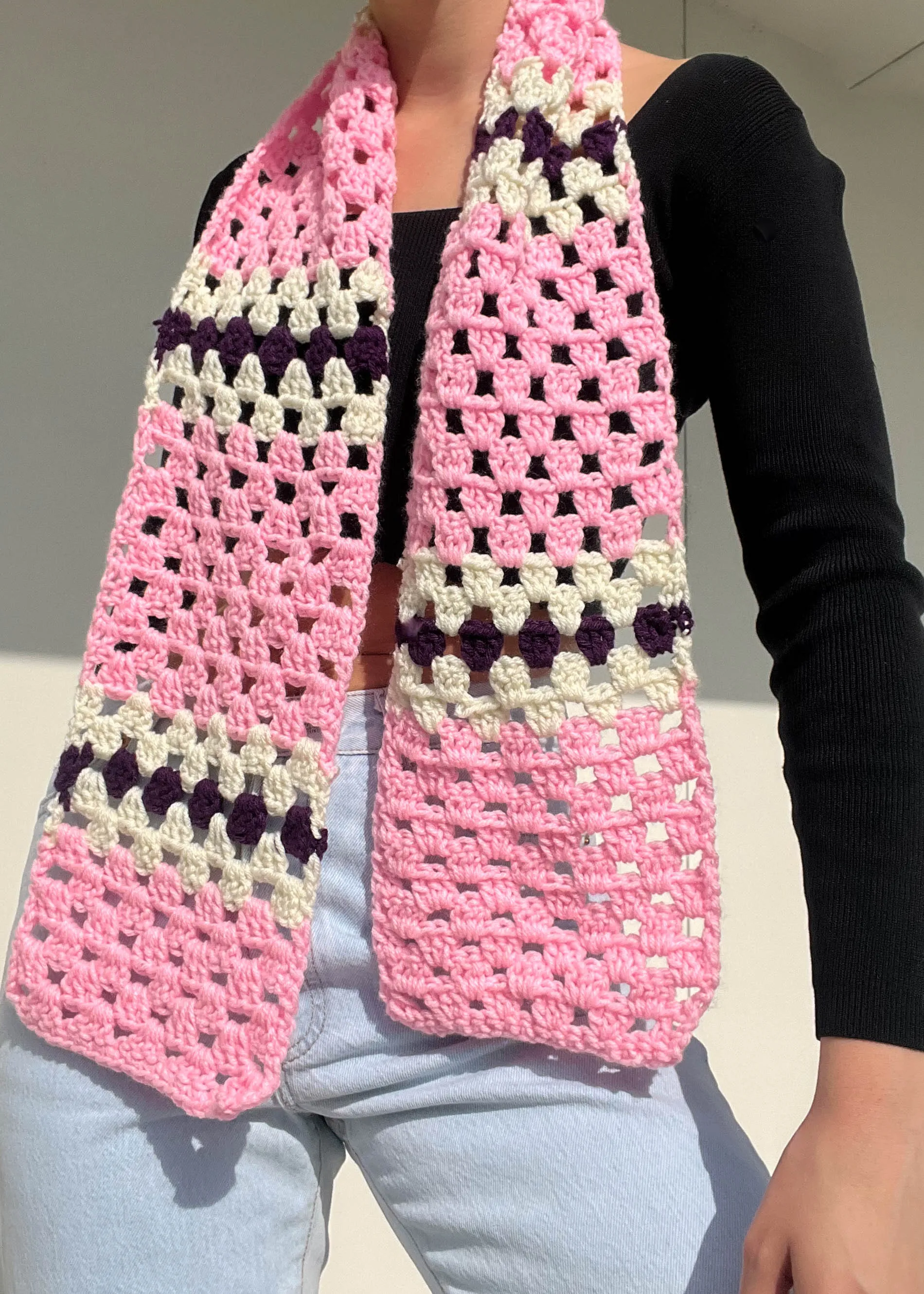 90's Candy Knit Scarf