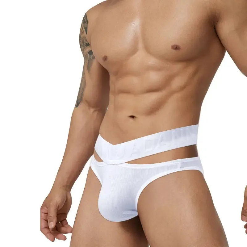 Adannu Men's Cotton Spandex Briefs with Enhanced Pouch Design