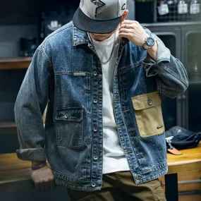 American Denim Loose Casual Jacket P0416