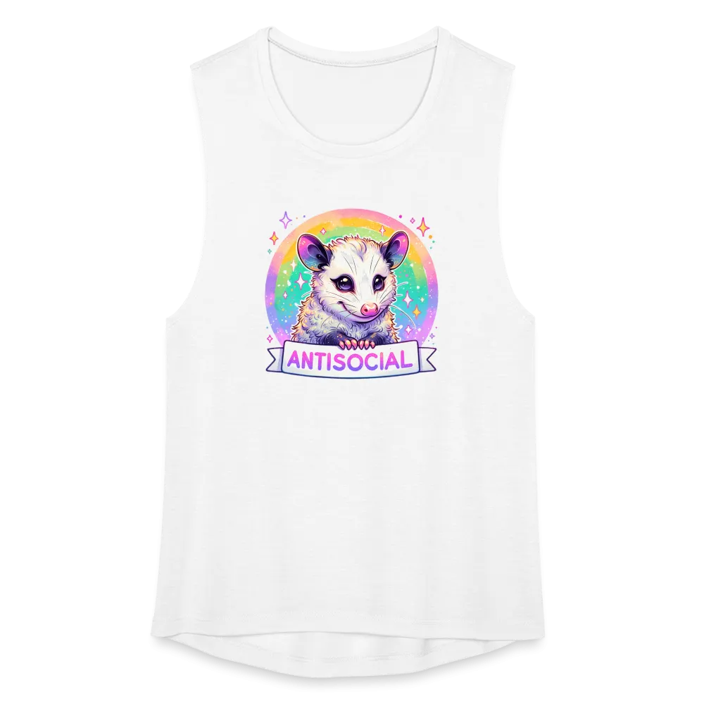 Anti-Social Opossum Women's Flowy Muscle Tank