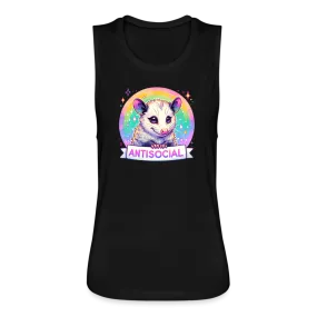 Anti-Social Opossum Women's Flowy Muscle Tank
