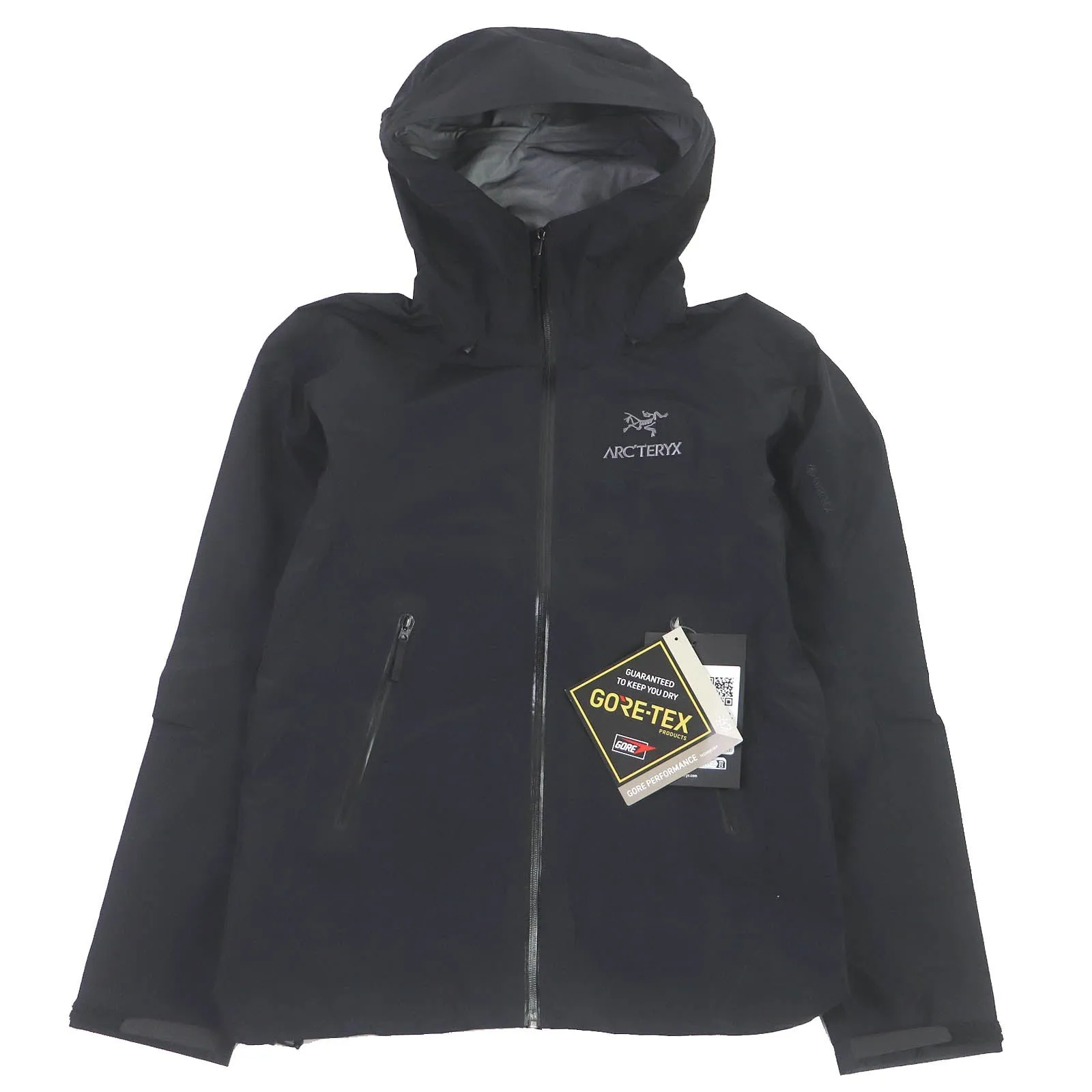 ARC'TERYX Mountain Hoodie X00007301 Main: 100% nylon black BETA LT JACKET mens XS Used