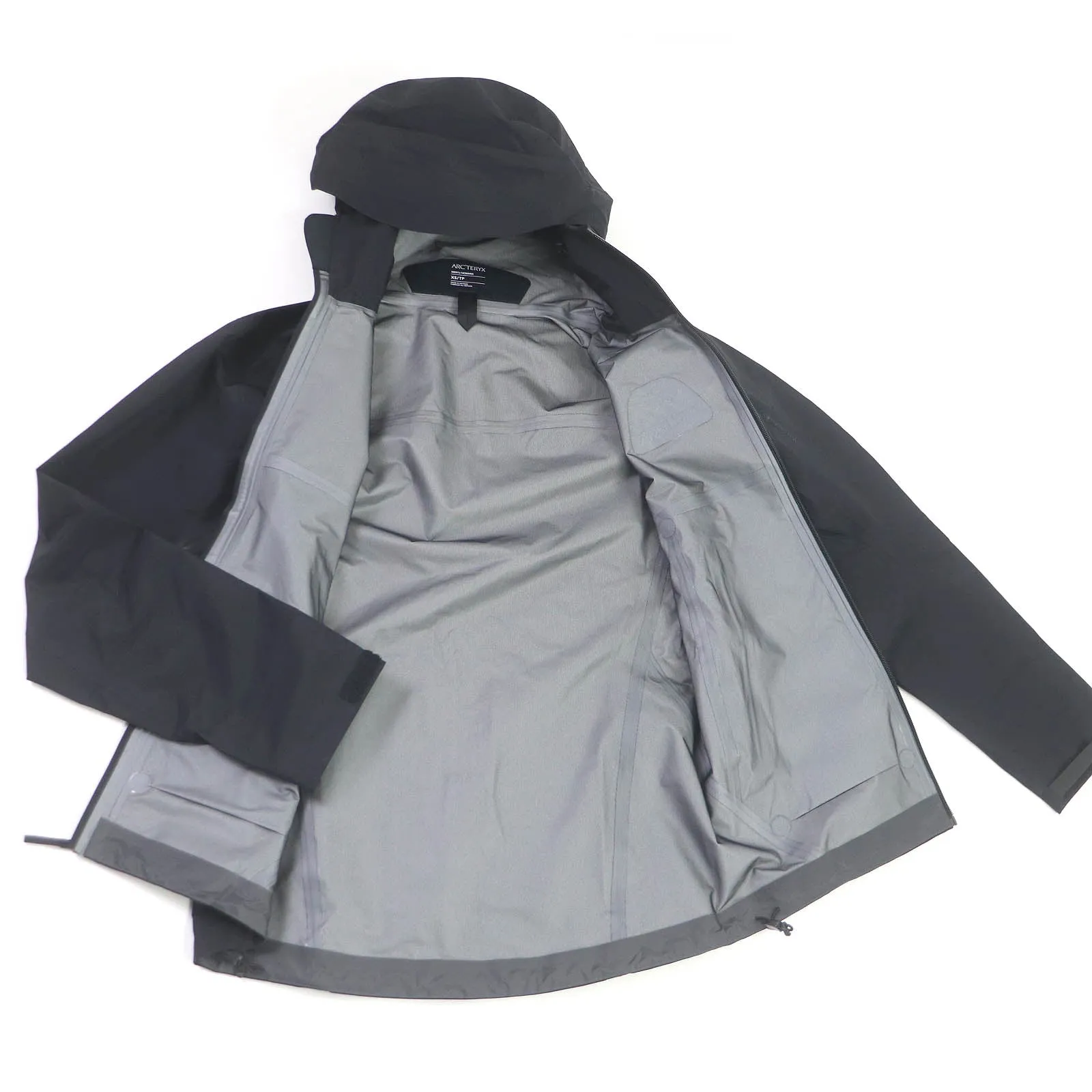 ARC'TERYX Mountain Hoodie X00007301 Main: 100% nylon black BETA LT JACKET mens XS Used