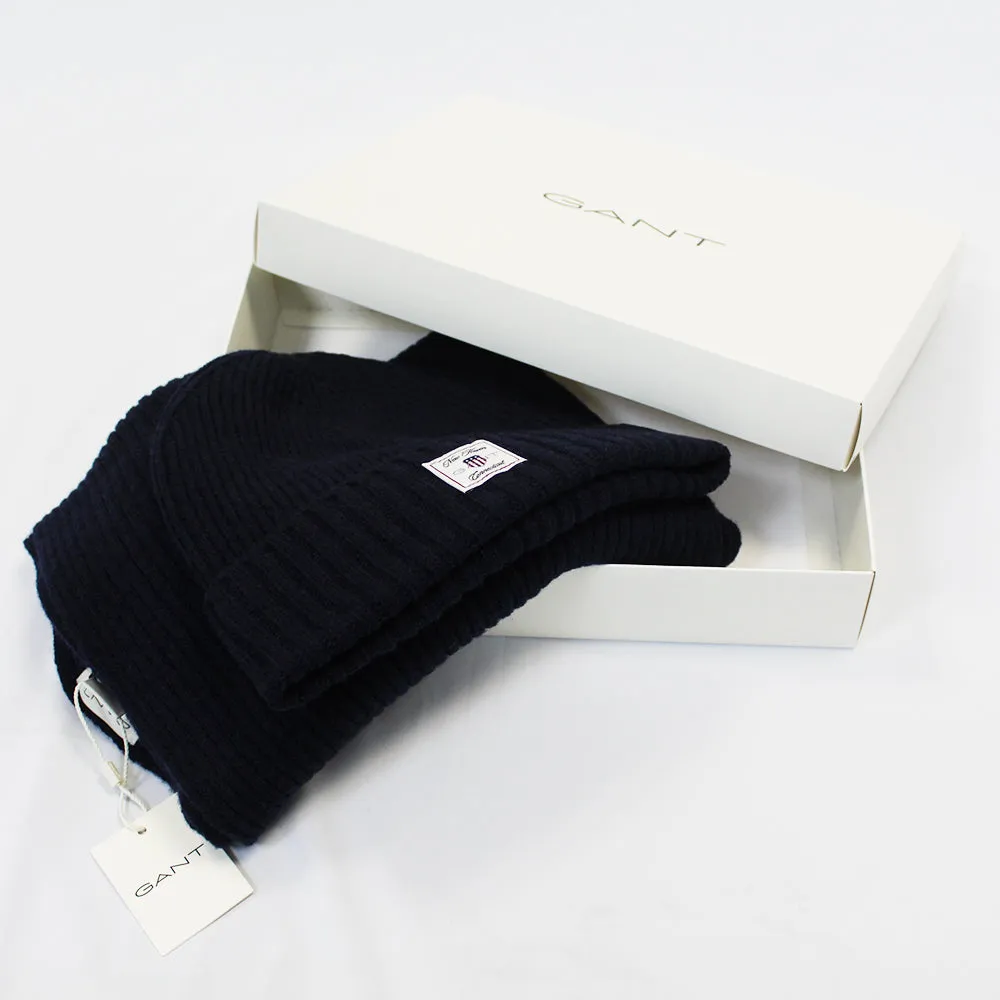 Beanie & Scarf Gift Set, Navy