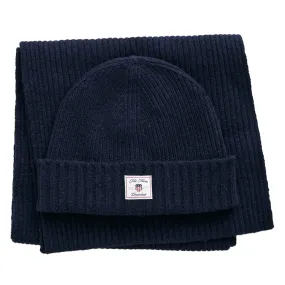 Beanie & Scarf Gift Set, Navy