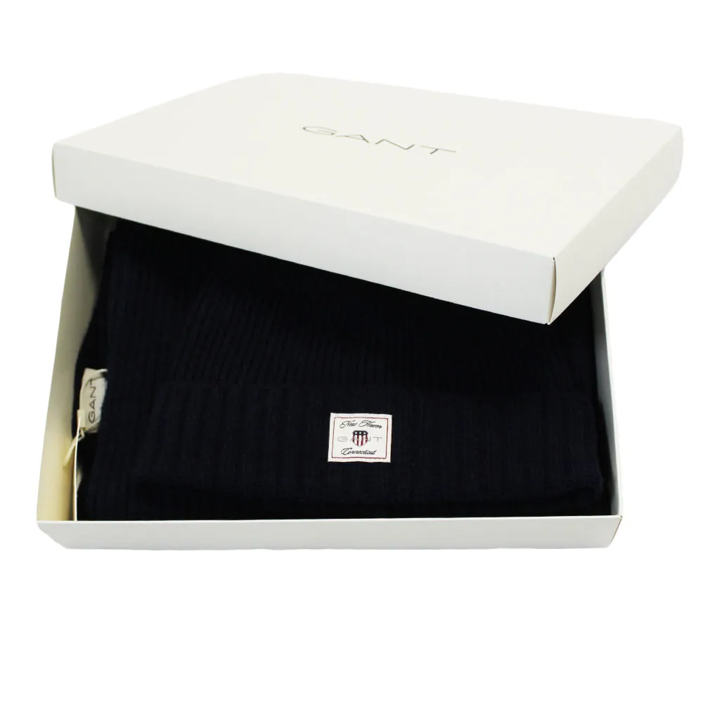 Beanie & Scarf Gift Set, Navy