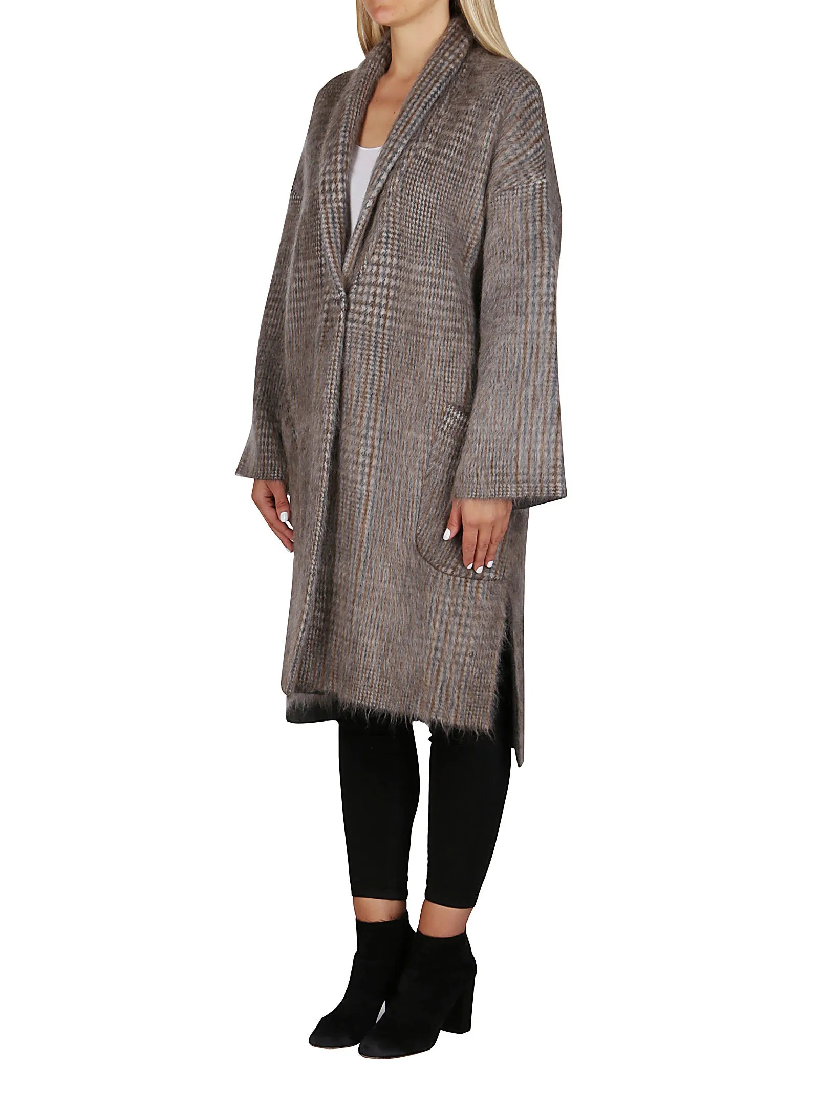Brunello Cucinelli Plaid Coat