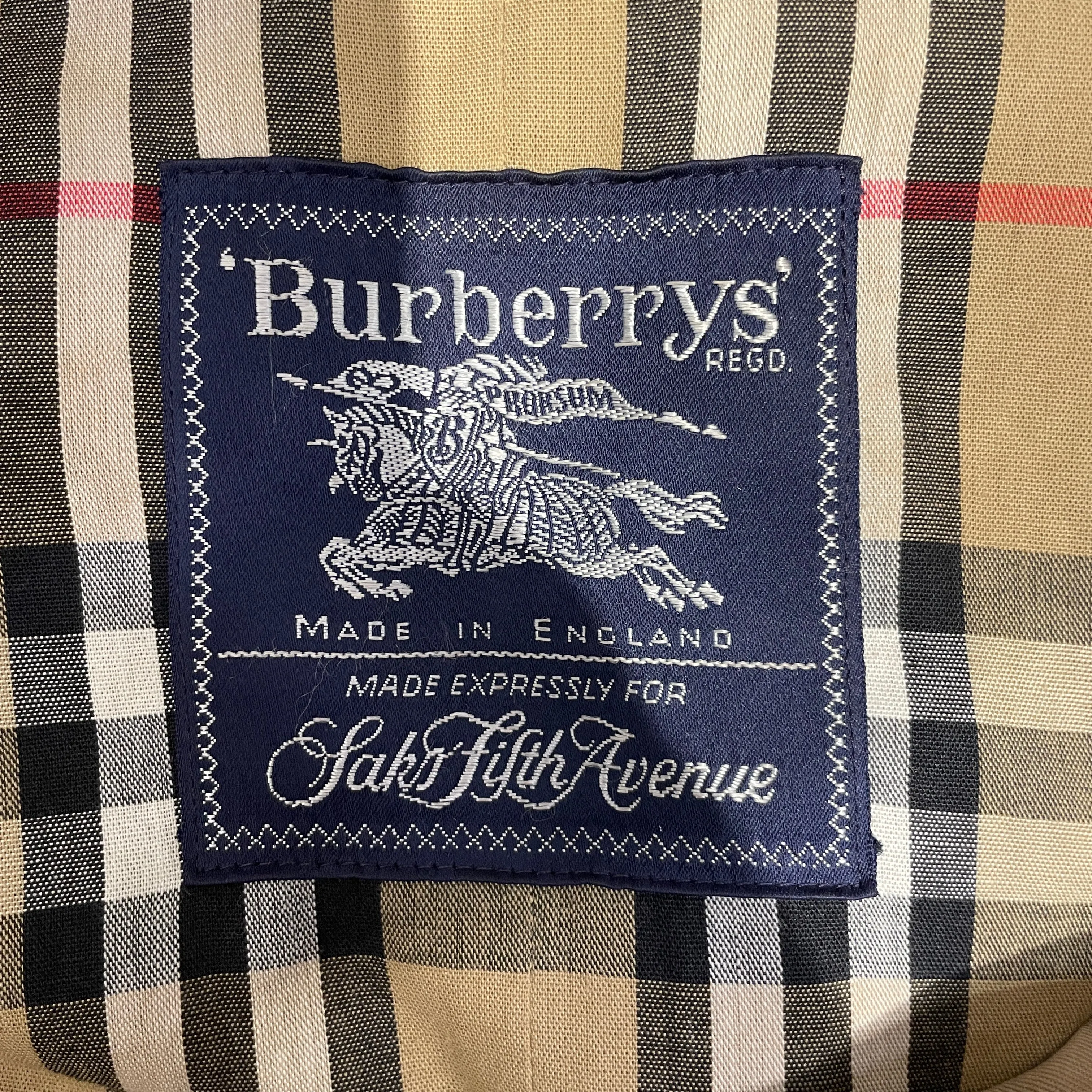 BURBERRYS/Jacket/S/Cotton/BEG/TRENCH COAT