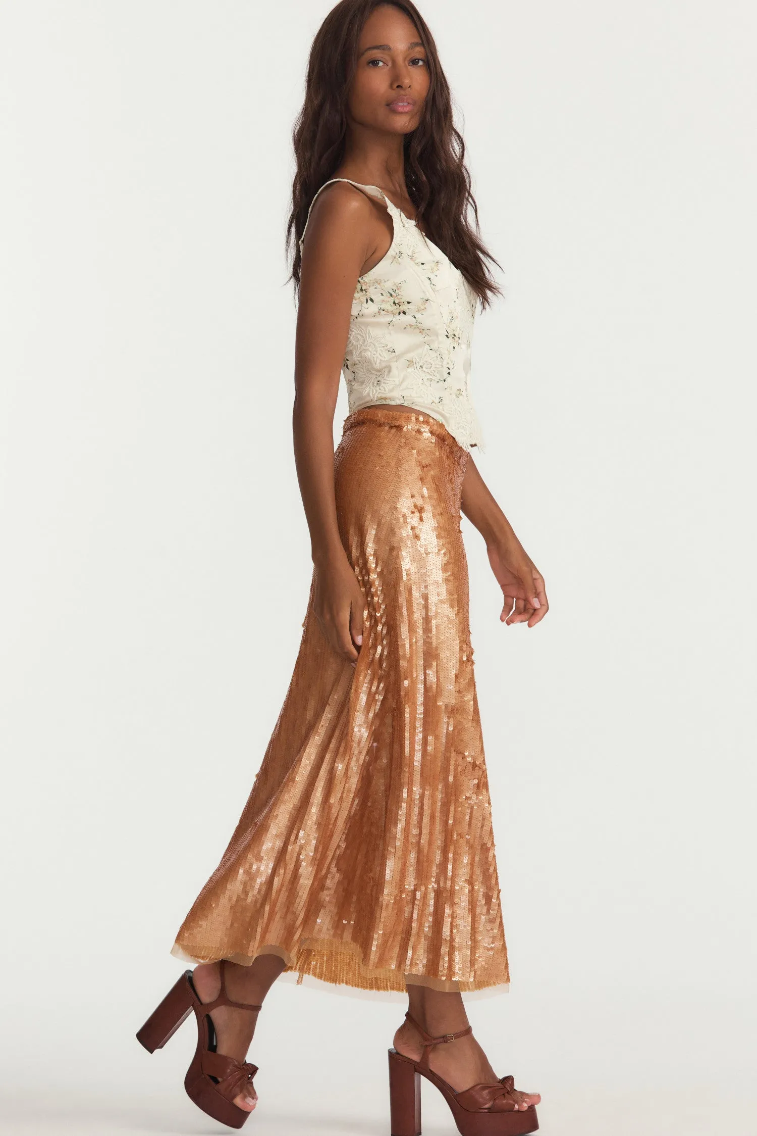 Cadena Midi Skirt