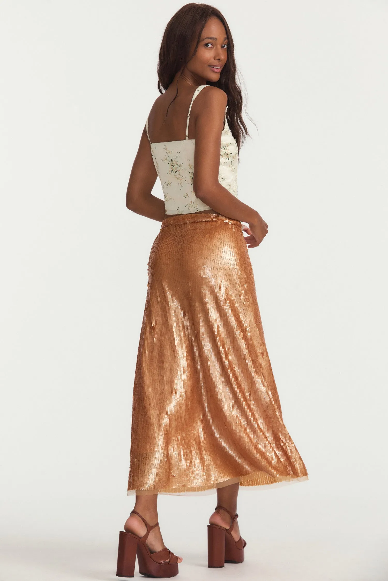 Cadena Midi Skirt