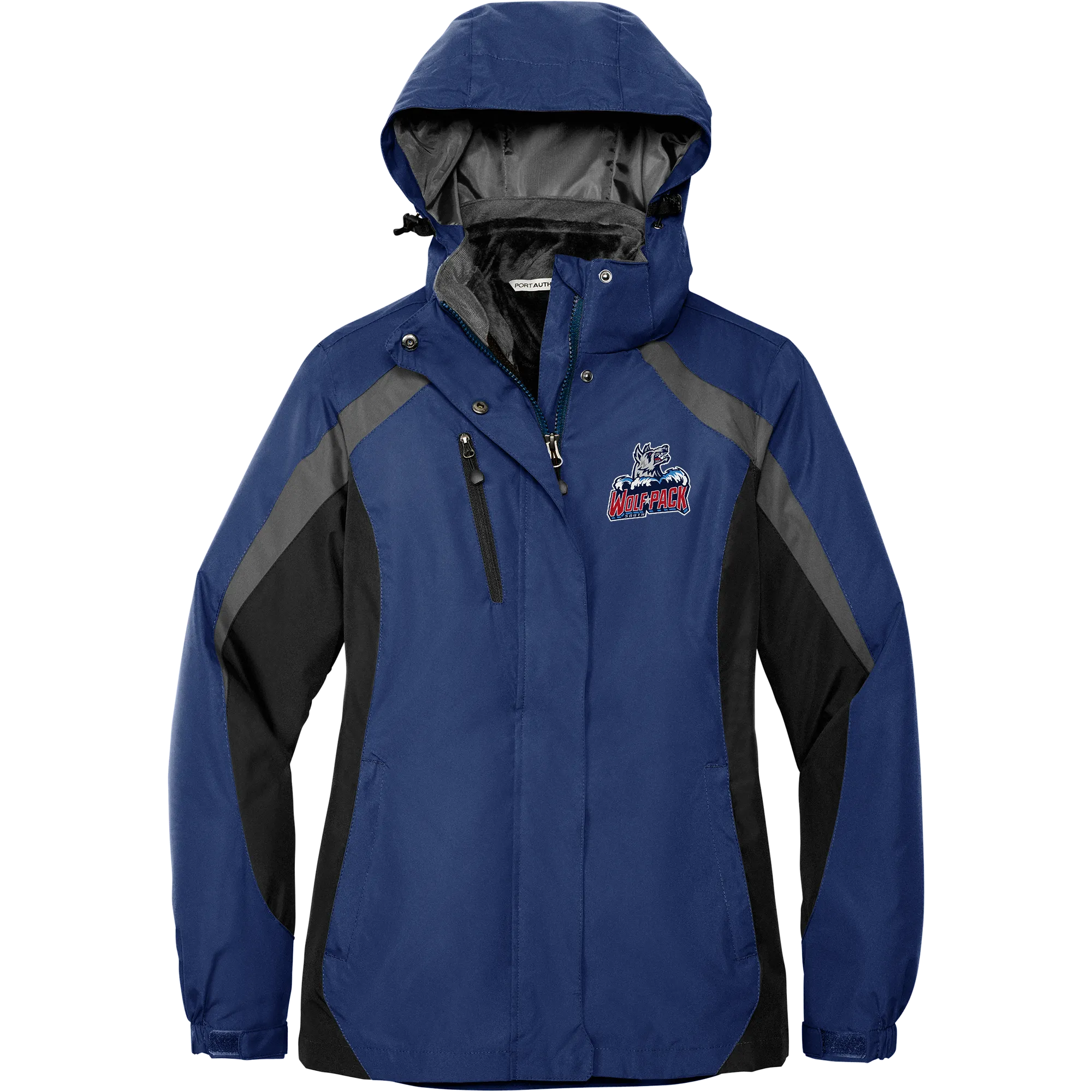 CT Wolfpack South Ladies Colorblock 3-in-1 Jacket