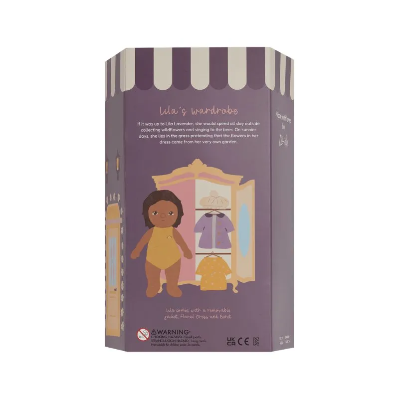 Dress Me Dinky Dinkum Doll | Lila Lavender by Olliella