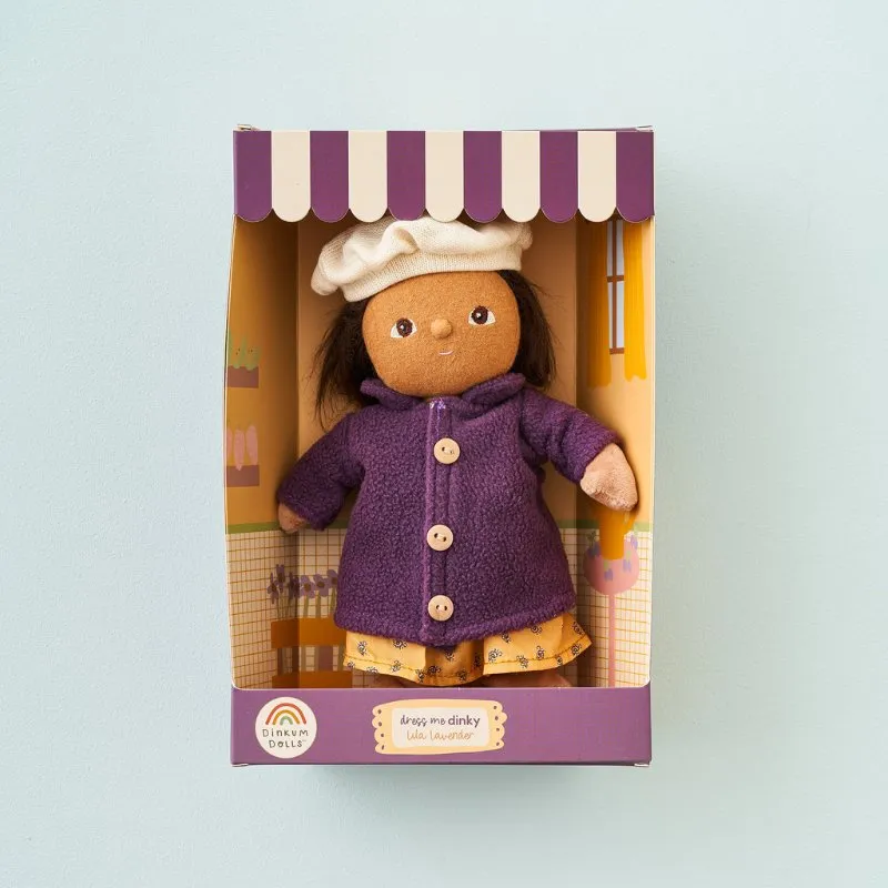 Dress Me Dinky Dinkum Doll | Lila Lavender by Olliella