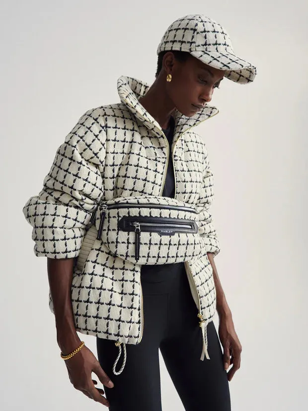 EUGENE CHECK SHORT PUFFER COAT