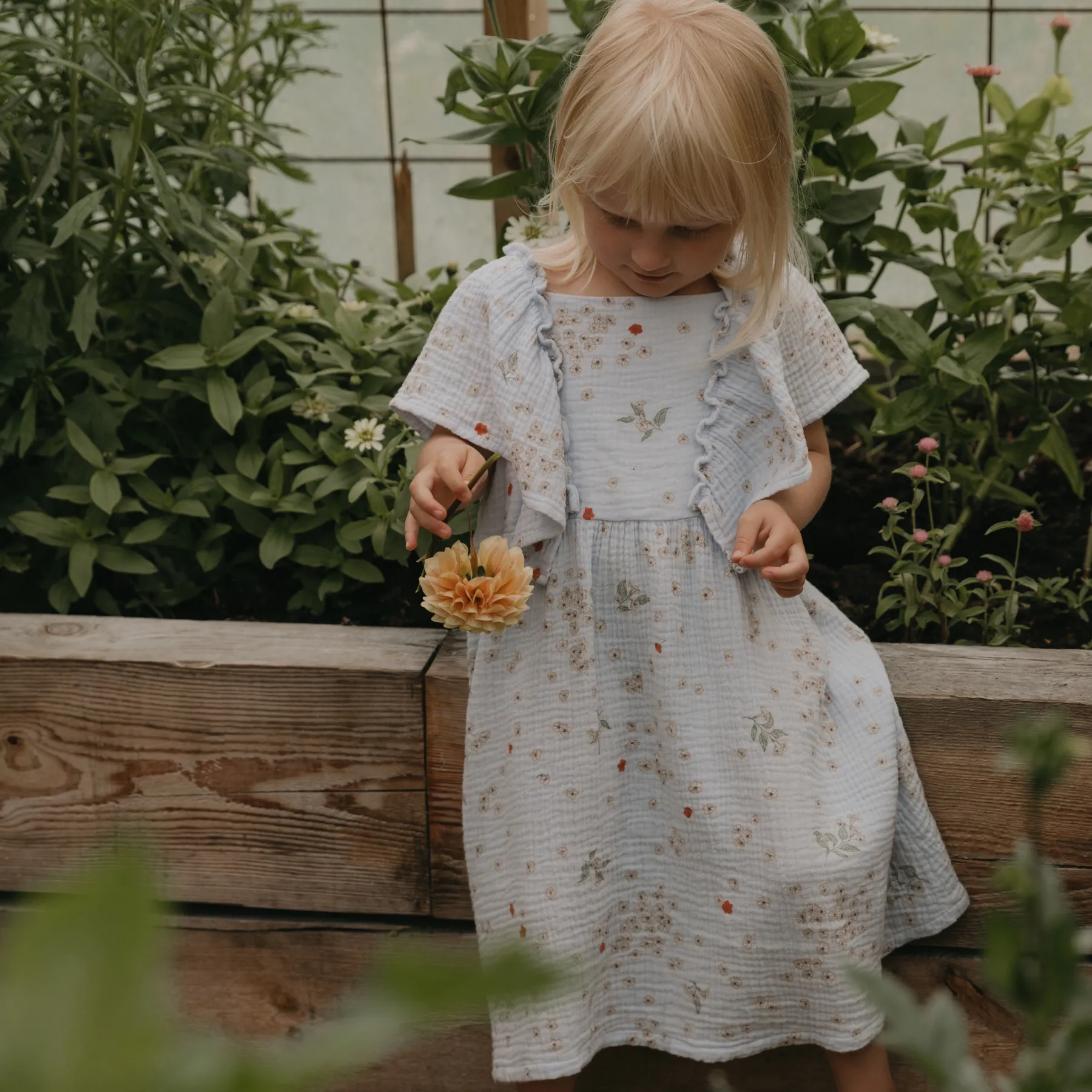 Garbo & Friends Isla Muslin Frill Dress