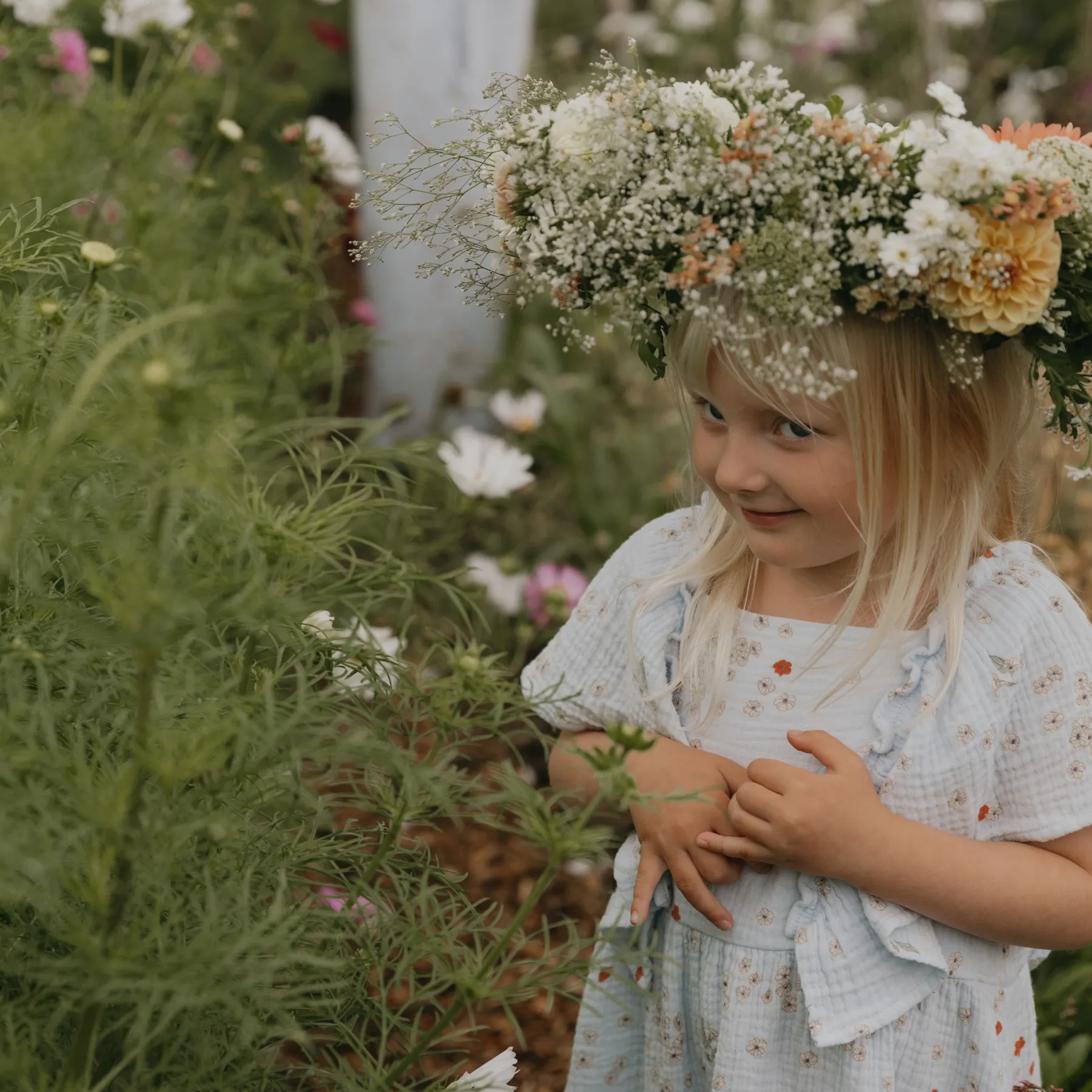 Garbo & Friends Isla Muslin Frill Dress