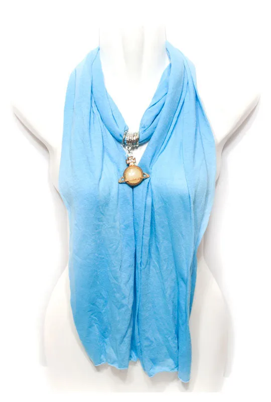 Girls imitation Jade Studded Pendants Fashion Scarf Wholesale