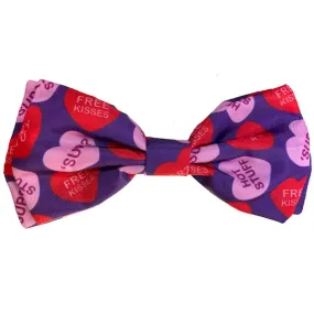 Huxley & Kent Convo Hearts Bow Tie For Cats & Dogs Small