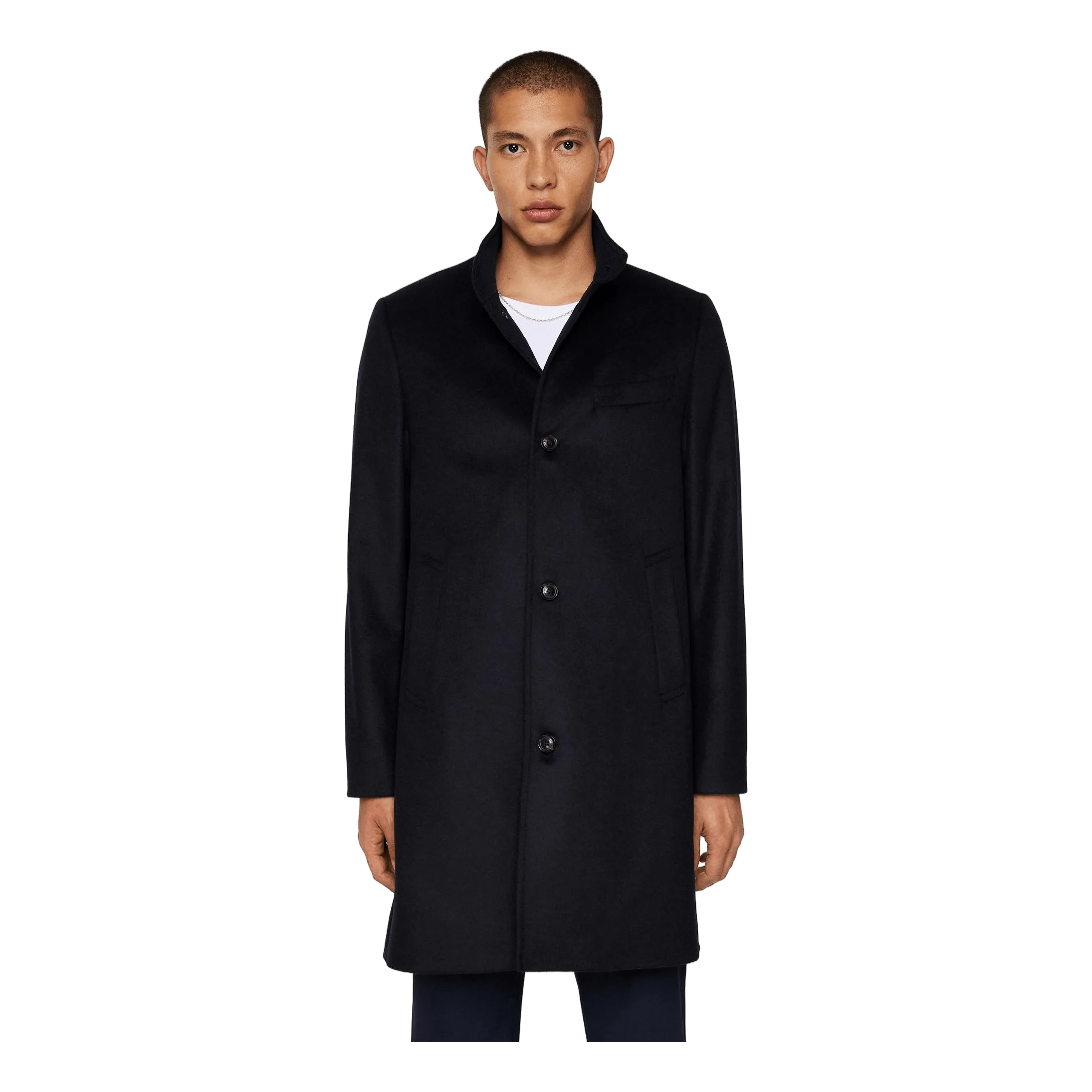 Jesse Melton Cashmere Coat Jl Navy