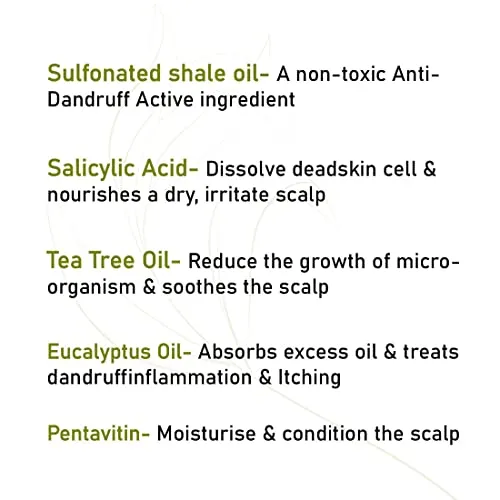 Keya Seth Aromatherapy, Scalp care Dandruff Removal Solution with Tea Tree & Eucalyptus Oil Non-Sticky, Non-Oily –Reduces Flakes & Itchy Scalp120ml