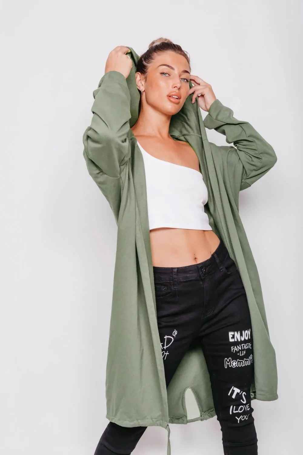 Khaki Sequin Rock & Roll Jacket