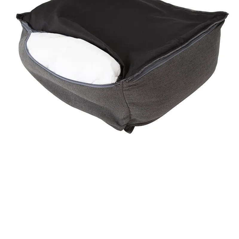 Linen Look LUXE Trim Terra (Charcoal Fleck) High Side Bed