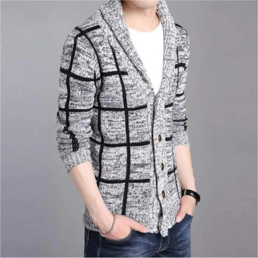 Men's Shawl Collar Jumper Sweater