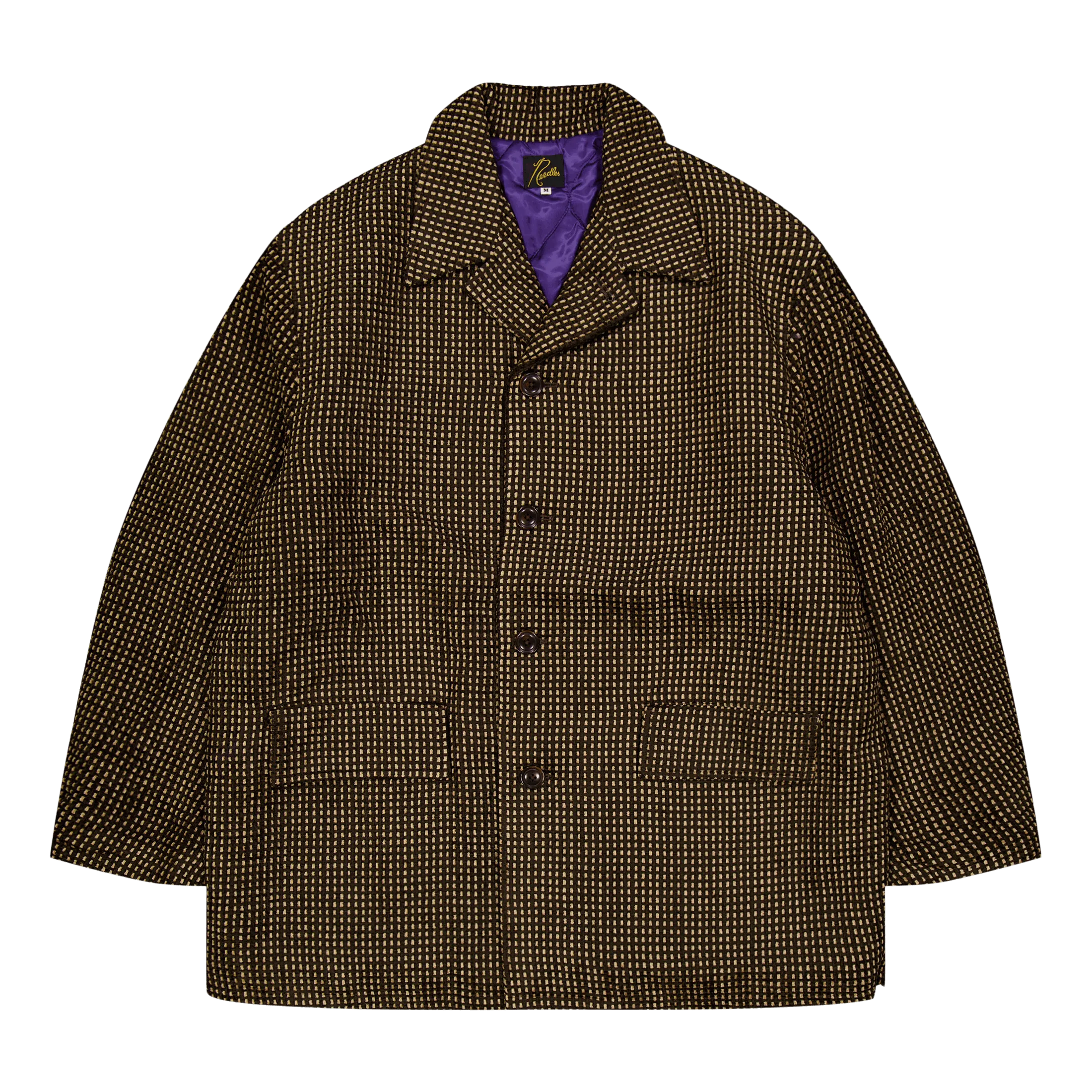 Needles Car Coat - Ac/pe/w Mal Brown