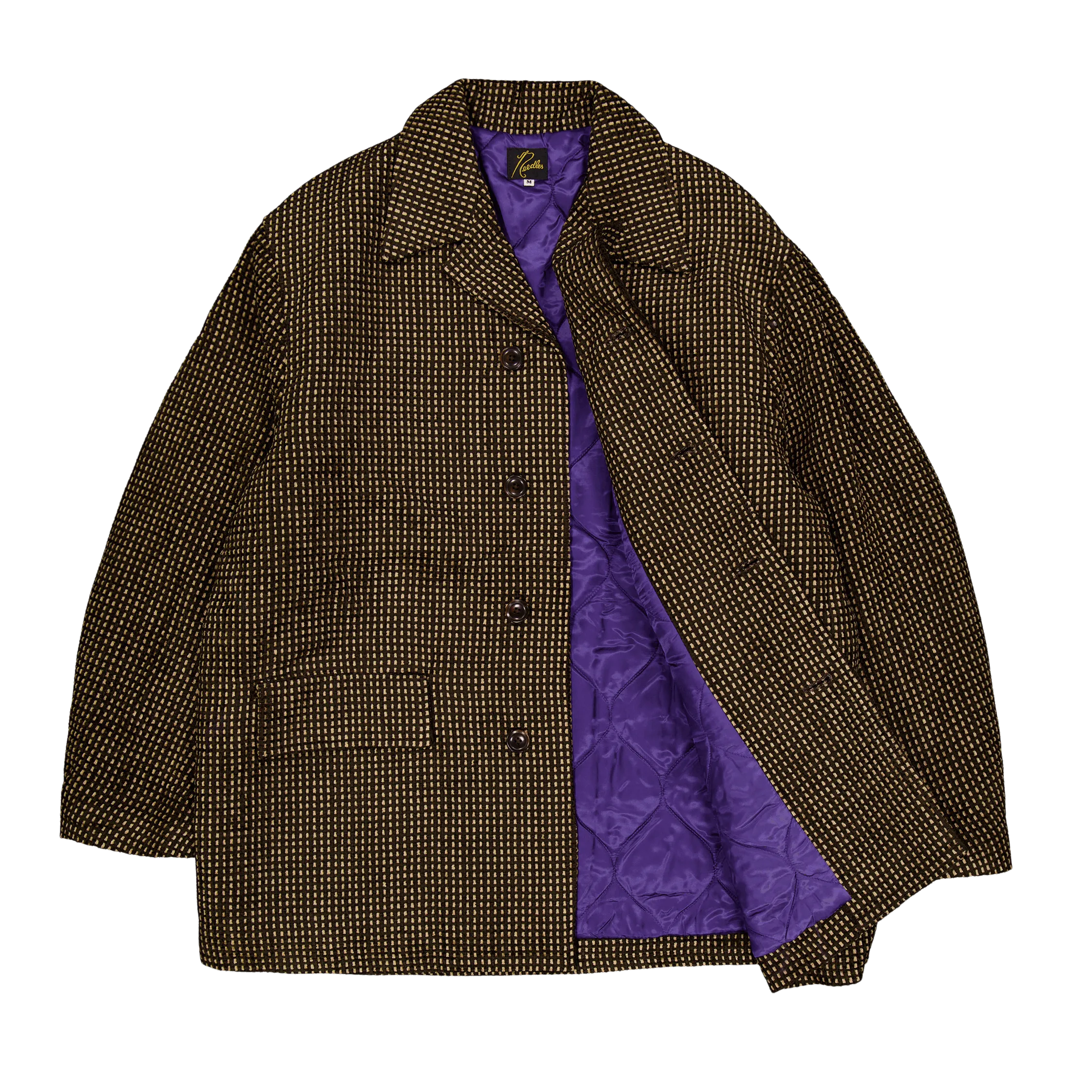 Needles Car Coat - Ac/pe/w Mal Brown
