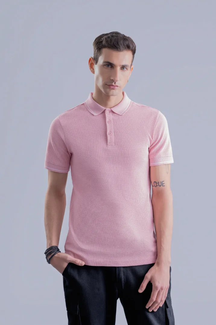 Off-Grid Polo Tshirt - Blush