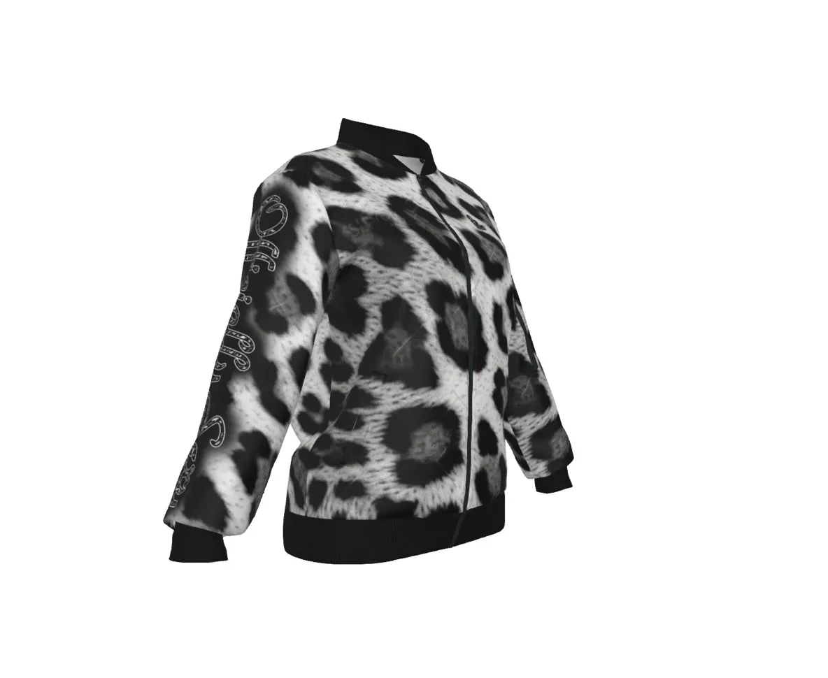 Officially Sexy Snow Leopard Collection Women's AOLP Jacket Large Print (English) #1
