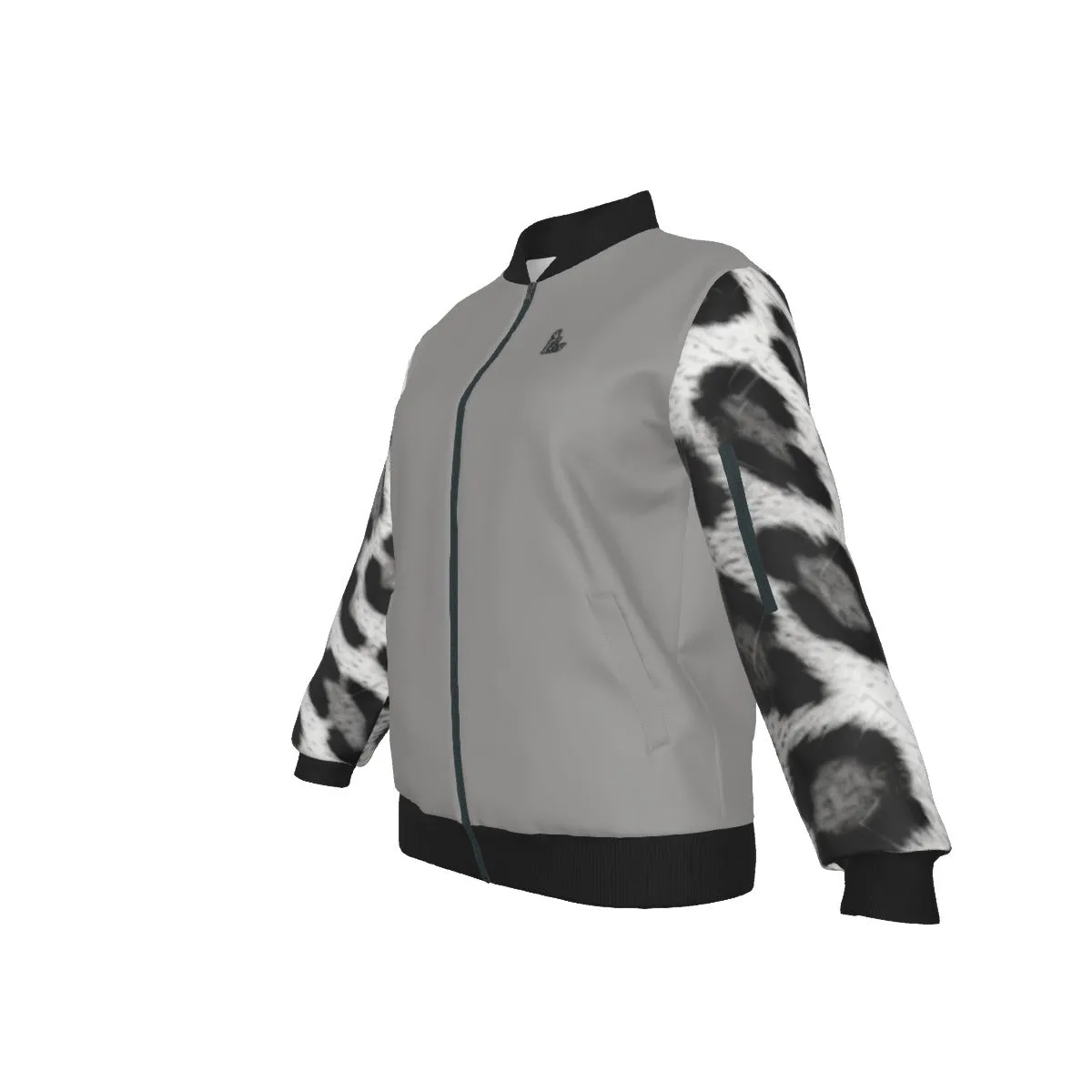 Officially Sexy Snow Leopard Collection Women's AOLP Jacket Large Print (English) #1