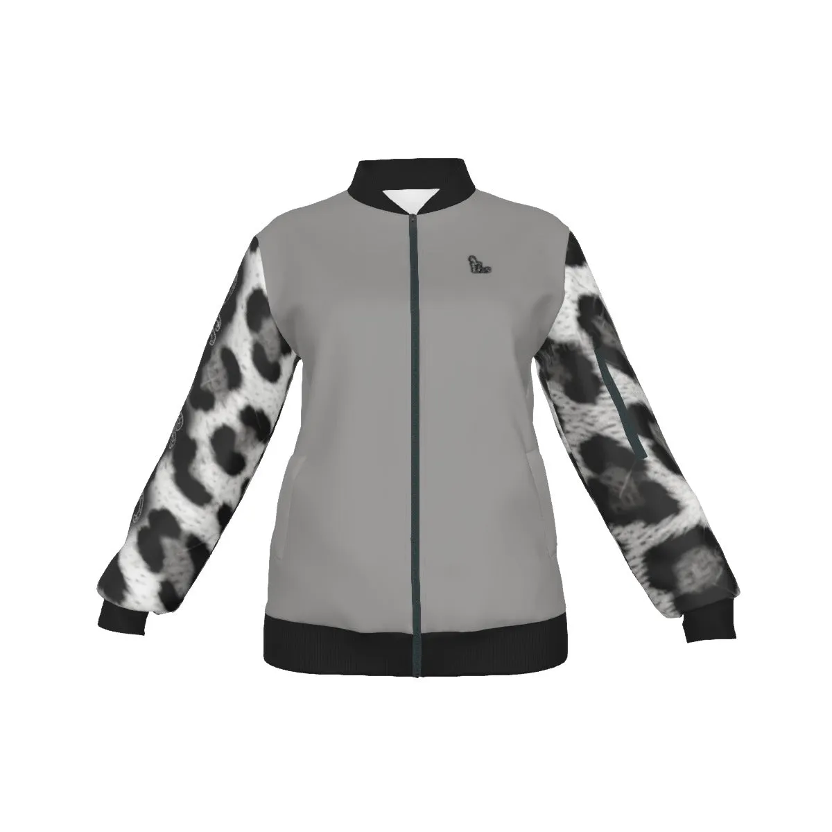 Officially Sexy Snow Leopard Collection Women's AOLP Jacket Large Print (English) #1