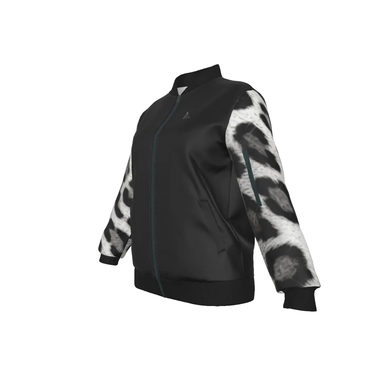 Officially Sexy Snow Leopard Collection Women's AOLP Jacket Large Print Logo on Back (English) #2