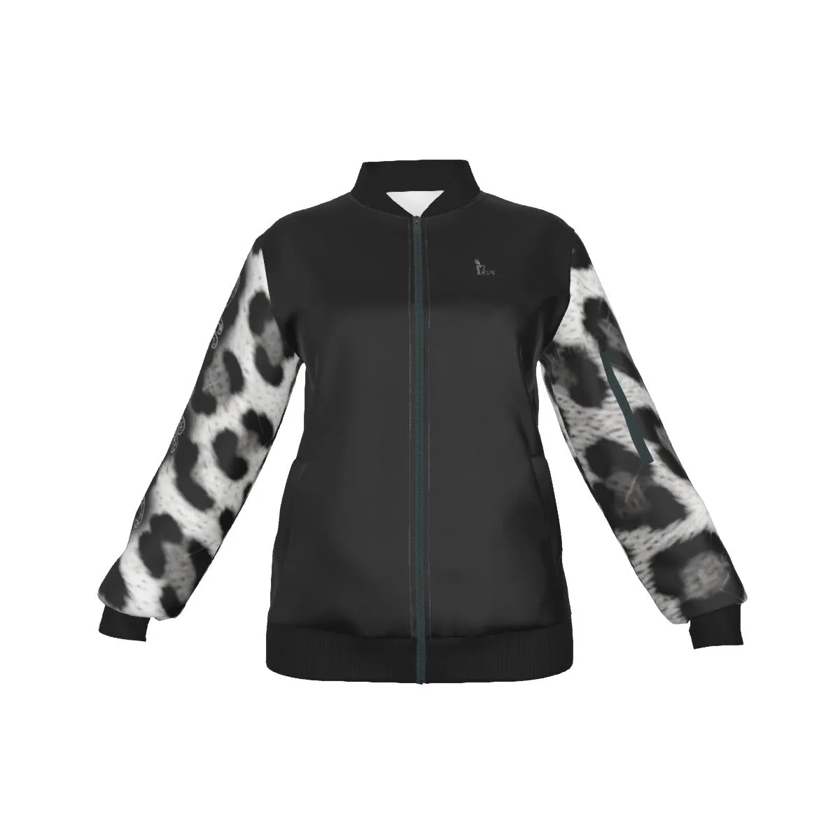 Officially Sexy Snow Leopard Collection Women's AOLP Jacket Large Print Logo on Back (English) #2