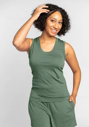 Phoebe Lounge Tank • Final Sale Deals! - Duck Green