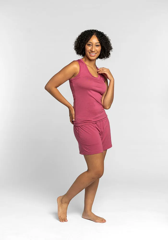 Phoebe Lounge Tank • Final Sale Deals! - Red Violet