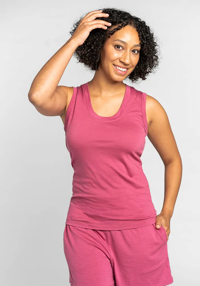 Phoebe Lounge Tank • Final Sale Deals! - Red Violet