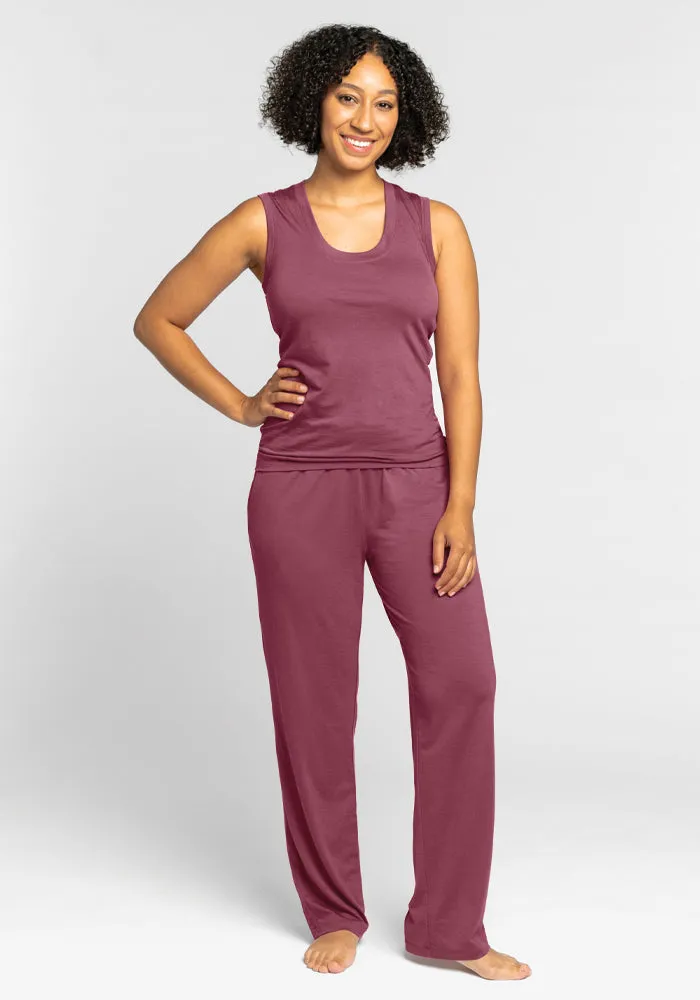 Phoebe Lounge Tank - Wild Ginger