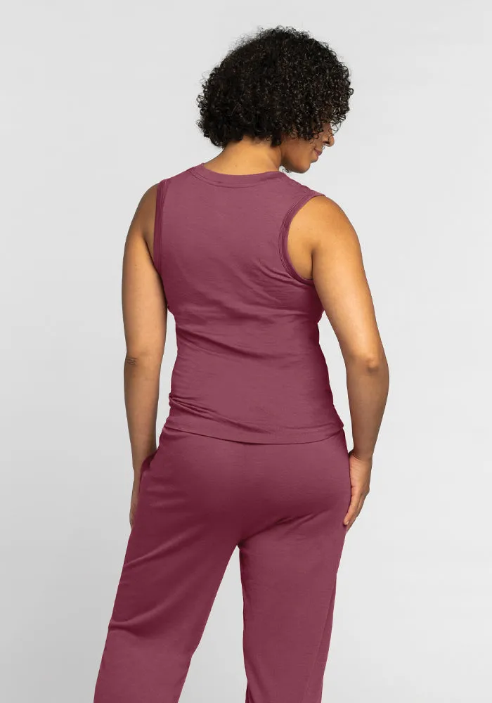 Phoebe Lounge Tank - Wild Ginger