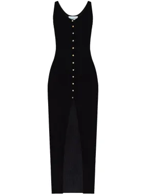 ribbed-knit maxi dress