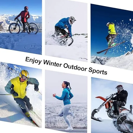 ROCKBROS Fleece Ear Warmers Headband for Running Cycling Skiing Winter Warmth