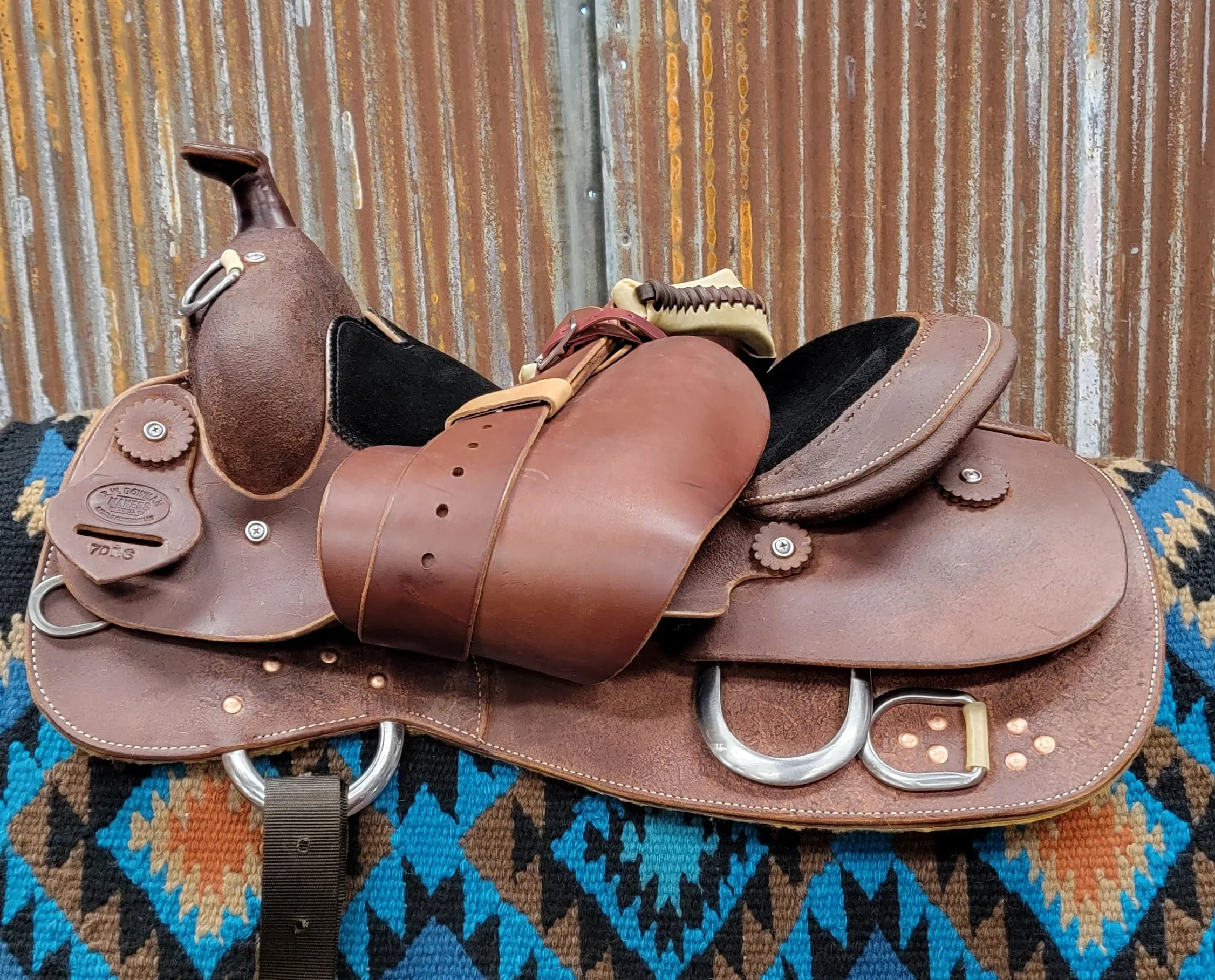 RW Bowman Heavy Oiled Training Saddle
