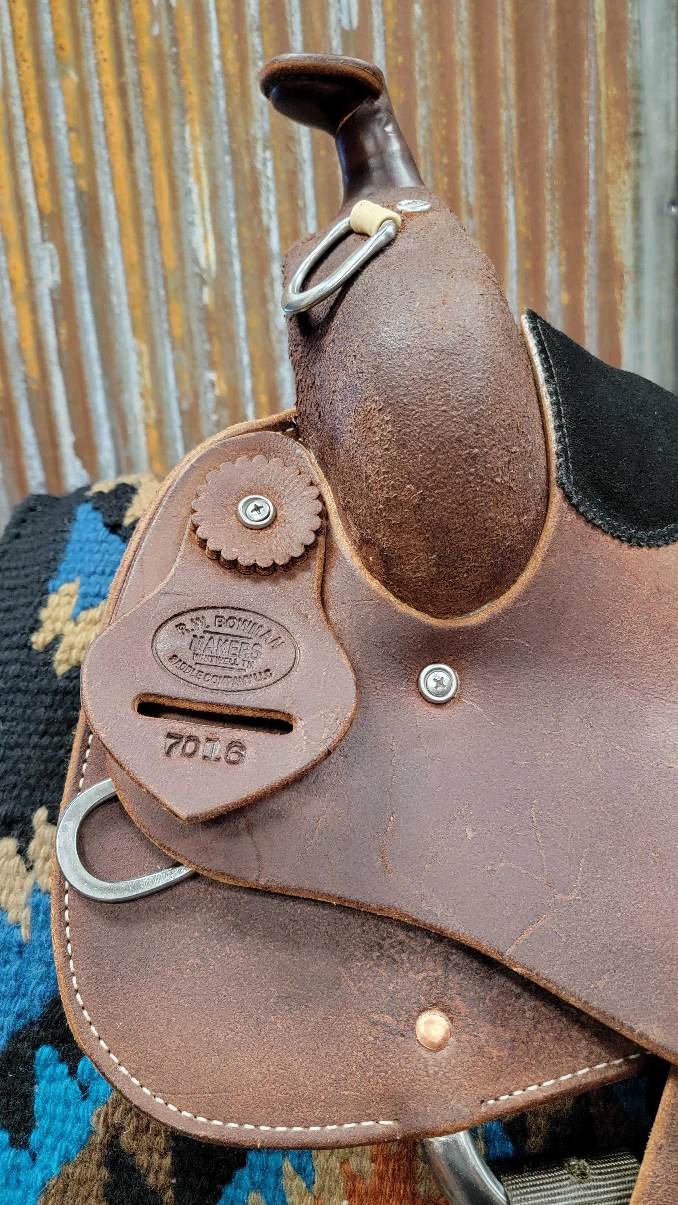 RW Bowman Heavy Oiled Training Saddle